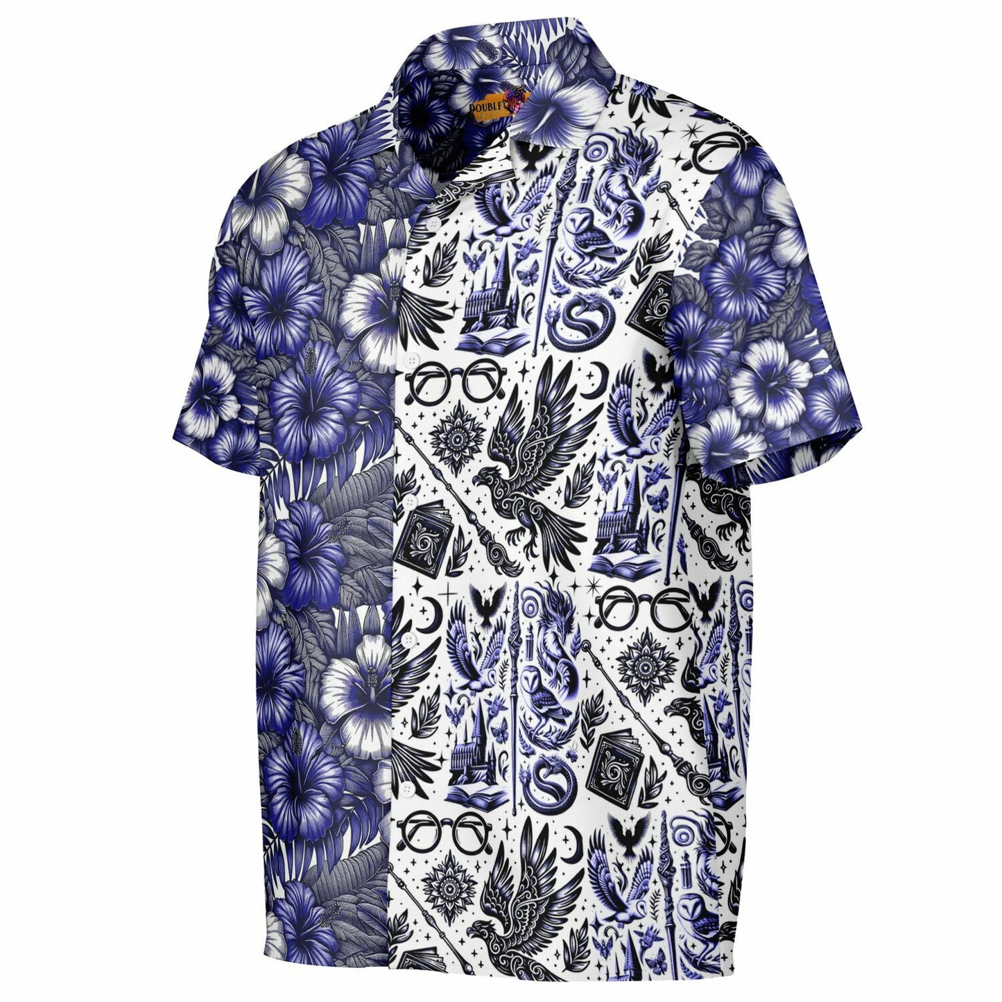 Wizardry School of Magic Short Sleeve Button-Down Hawaiian Shirt