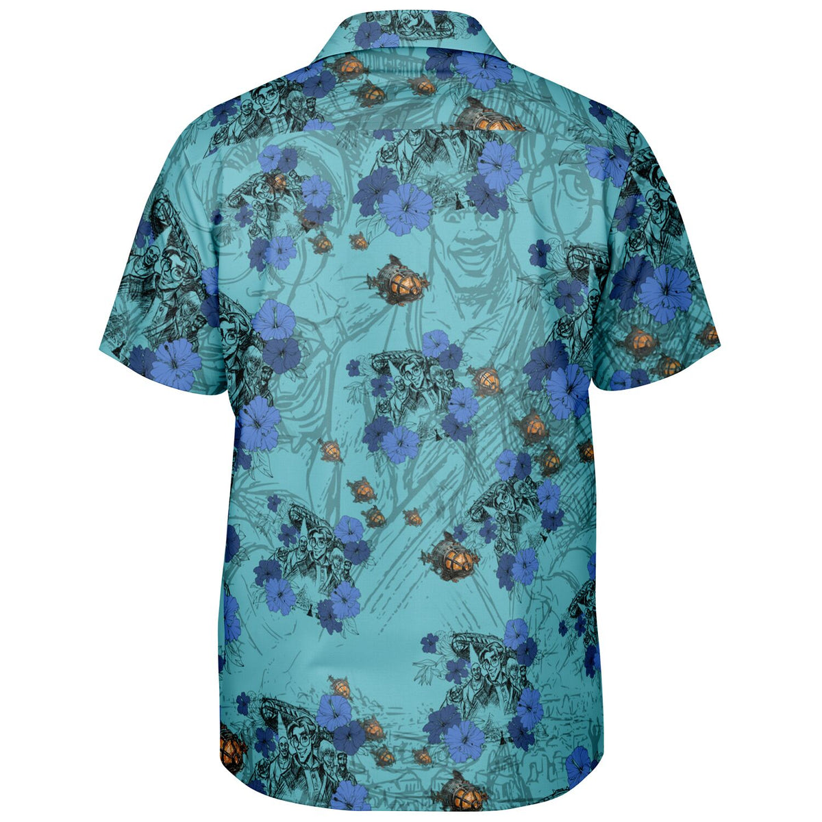 Atlantis Rising Short Sleeve Button-Down Hawaiian Shirt