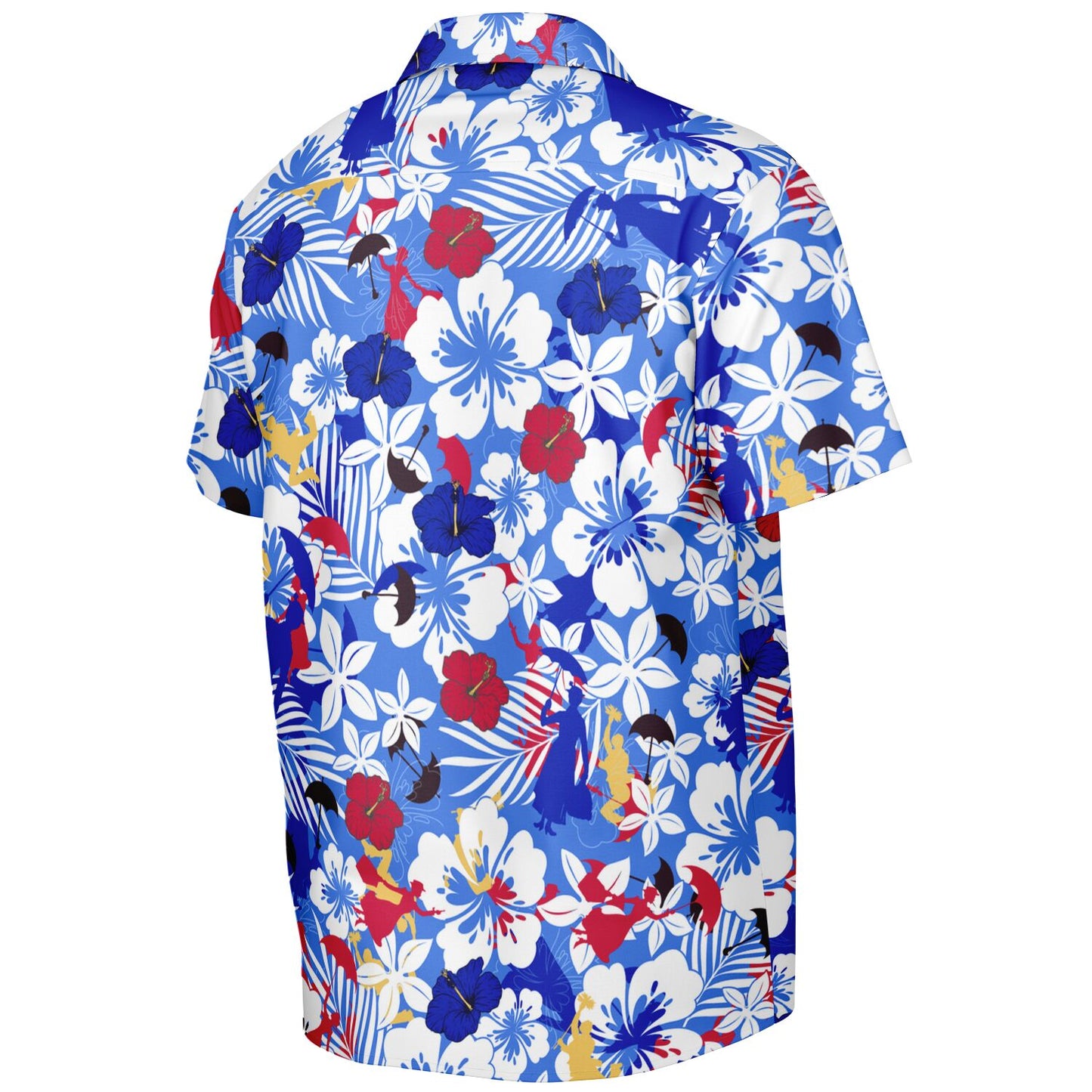 Mary Poppins Short Sleeve Button-Down Hawaiian Shirt