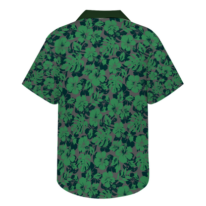 House of ambition, leadership, self-preservation, cunning and resourcefulness Custom Men's Hawaiian Short Sleeve Shirt Button Down