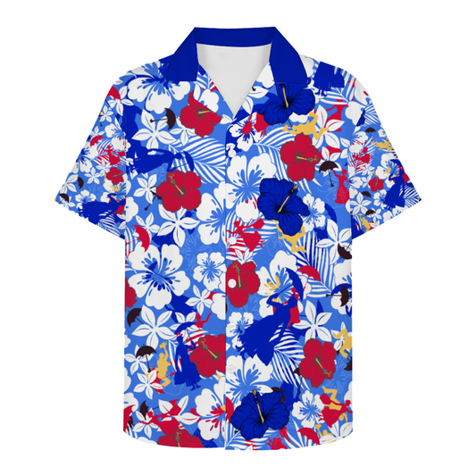 Custom Men's Mary P Short Sleeve Hawaiian Button Down