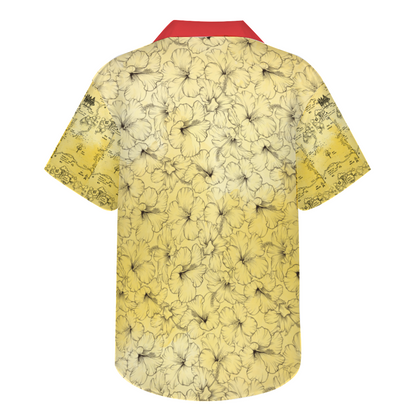Custom Men's Tropical Winnie Short Sleeve Button Down