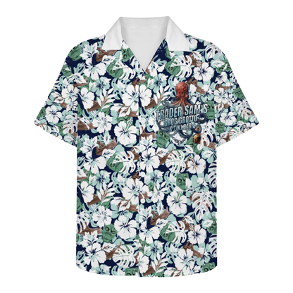 Trader Sam's Custom Men's Short Sleeve Shirts Button Down